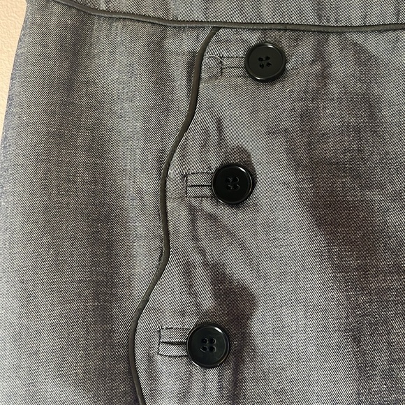 Anthropologie Idra knee length skirt back zip 100% cotton fully lined - Picture 2 of 6